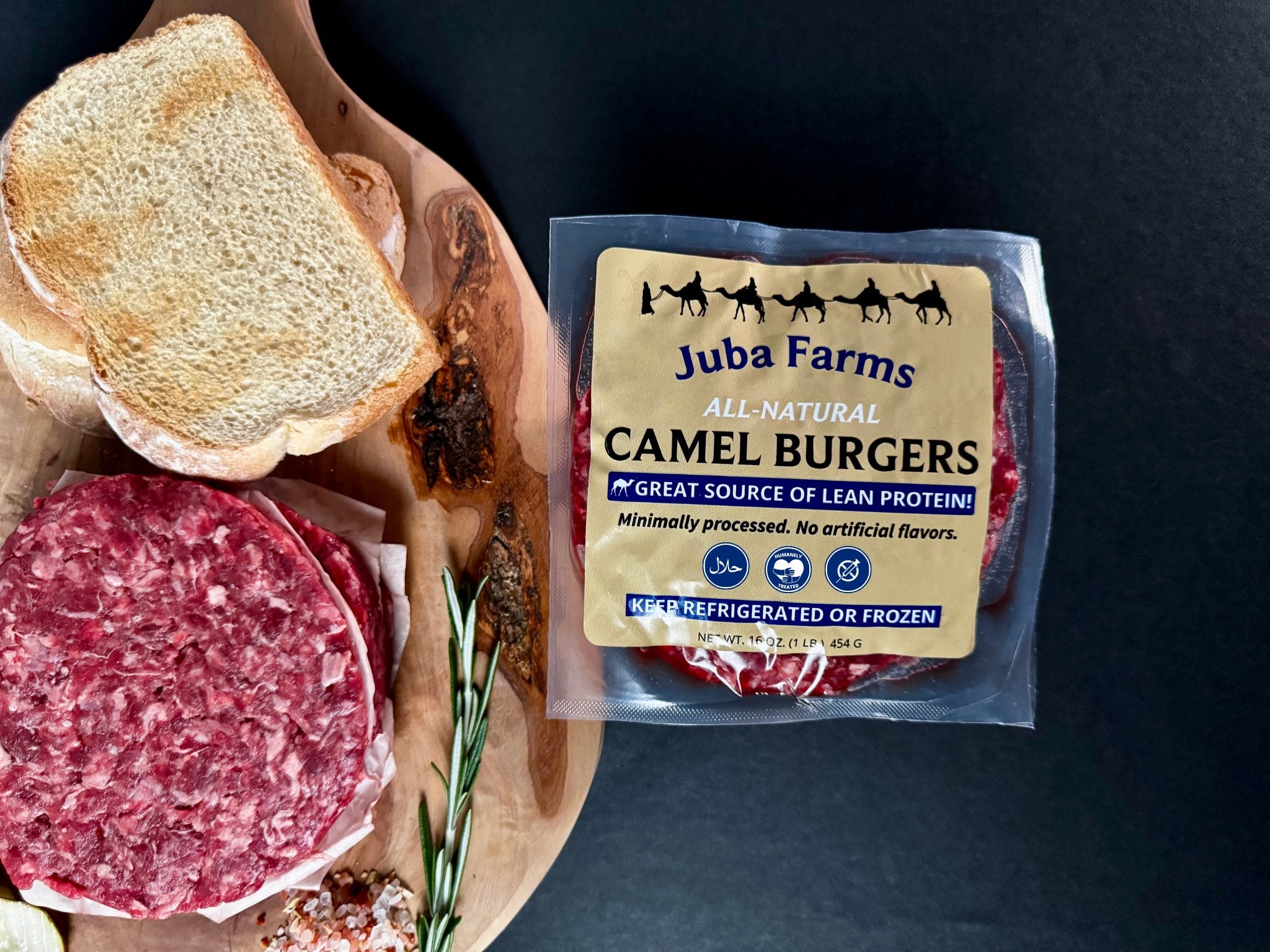 Camel Burgers - Juba Farms