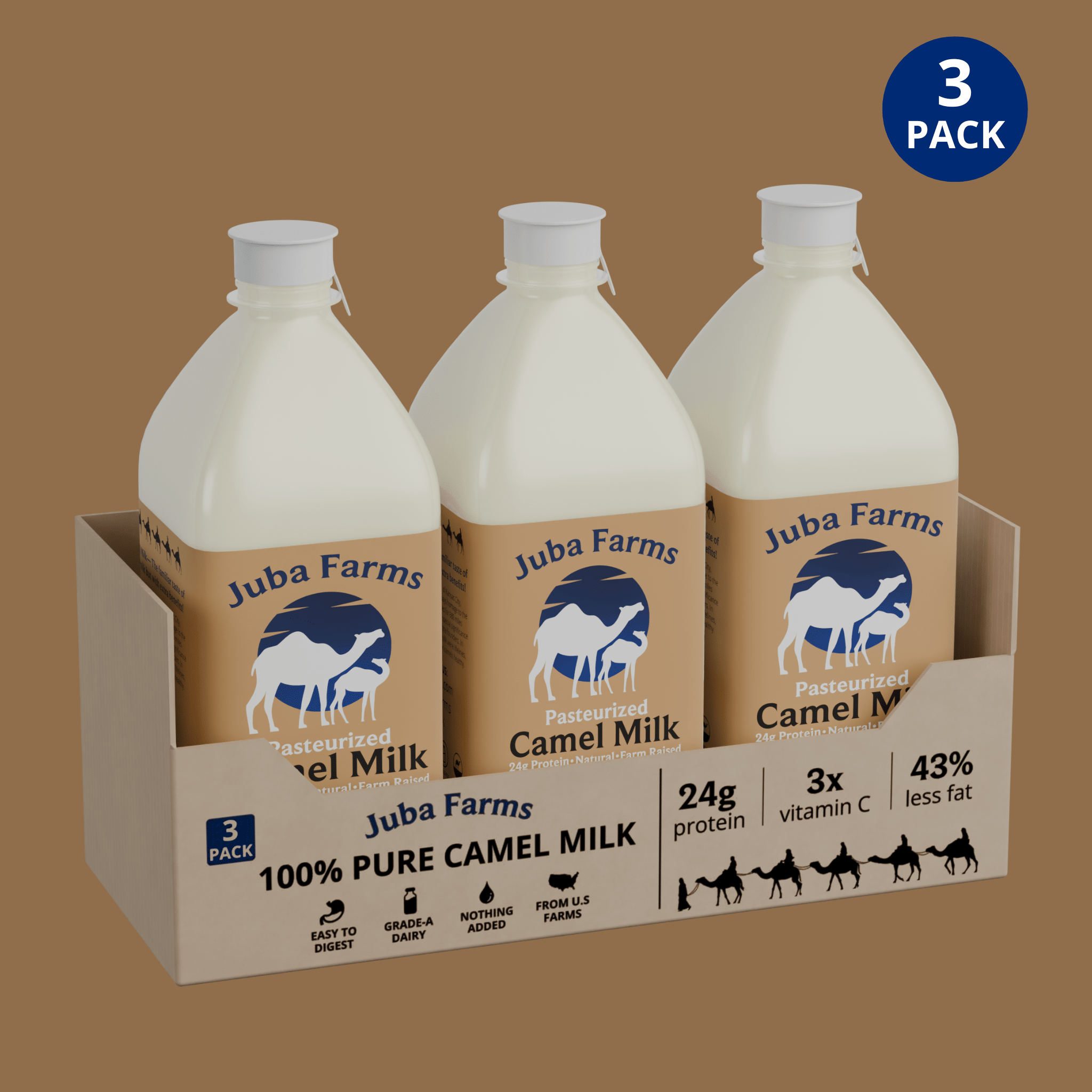 Camel Milk (1 Liter) - Juba Farms