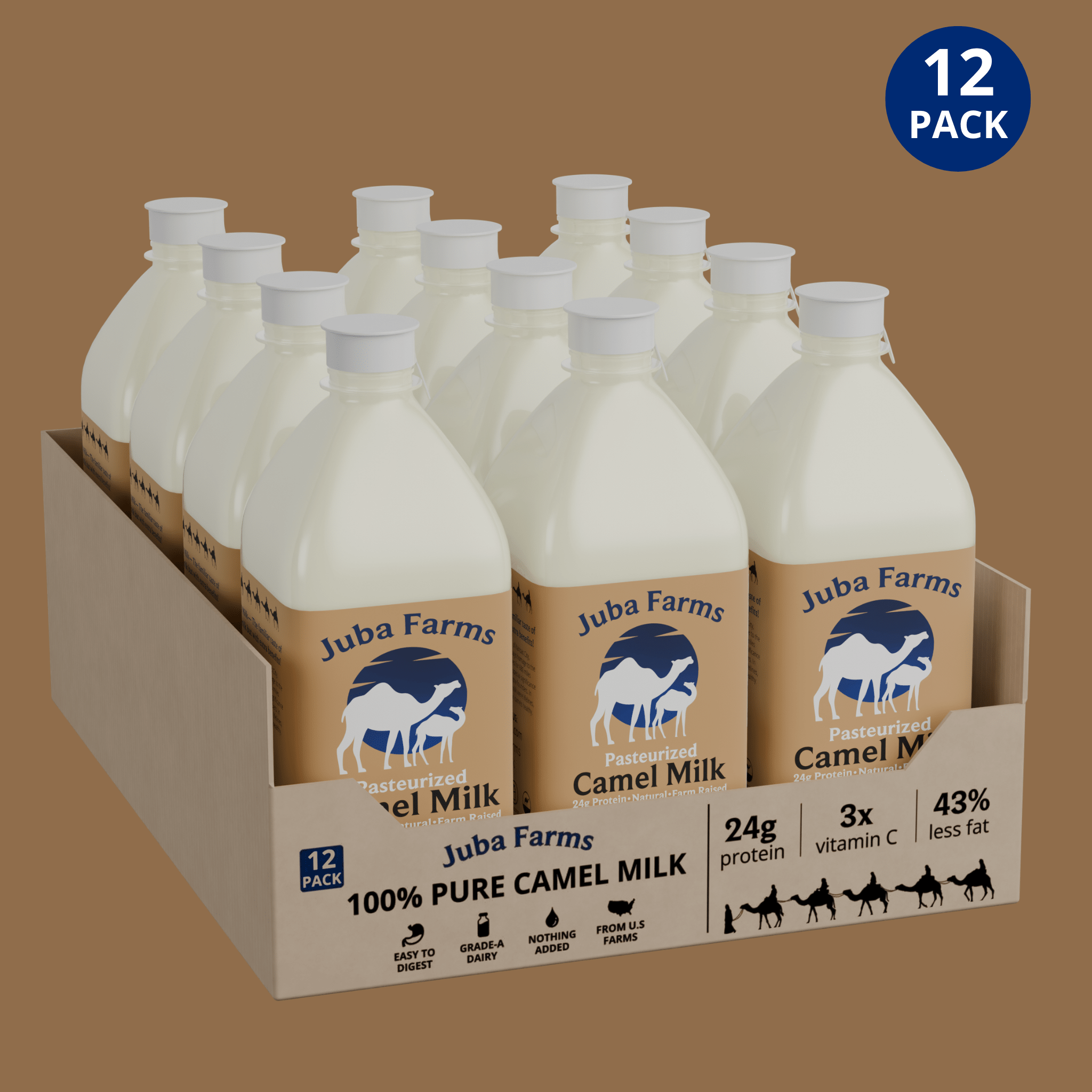 Camel Milk (1 Liter) - Juba Farms