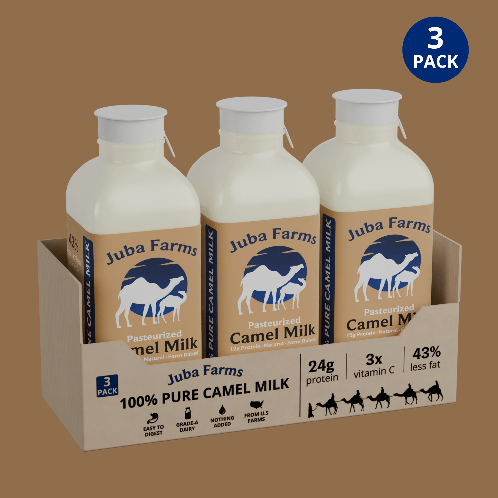 Camel Milk (16 oz) - Juba Farms