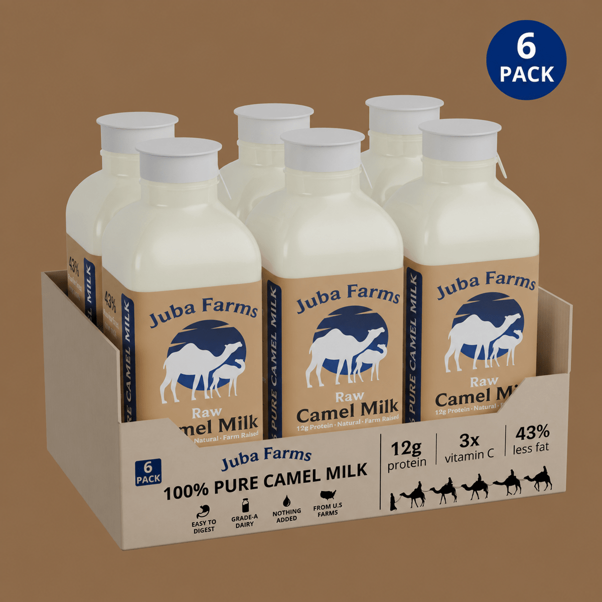 Raw Camel Milk (16 oz) *Missouri Only - Juba Farms