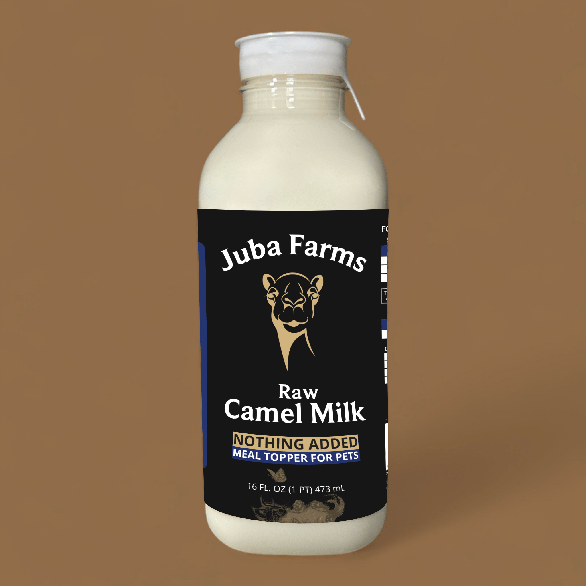 Wholesale Pet Food Raw Camel Milk (16 oz) ($8.00/each) - Juba Farms