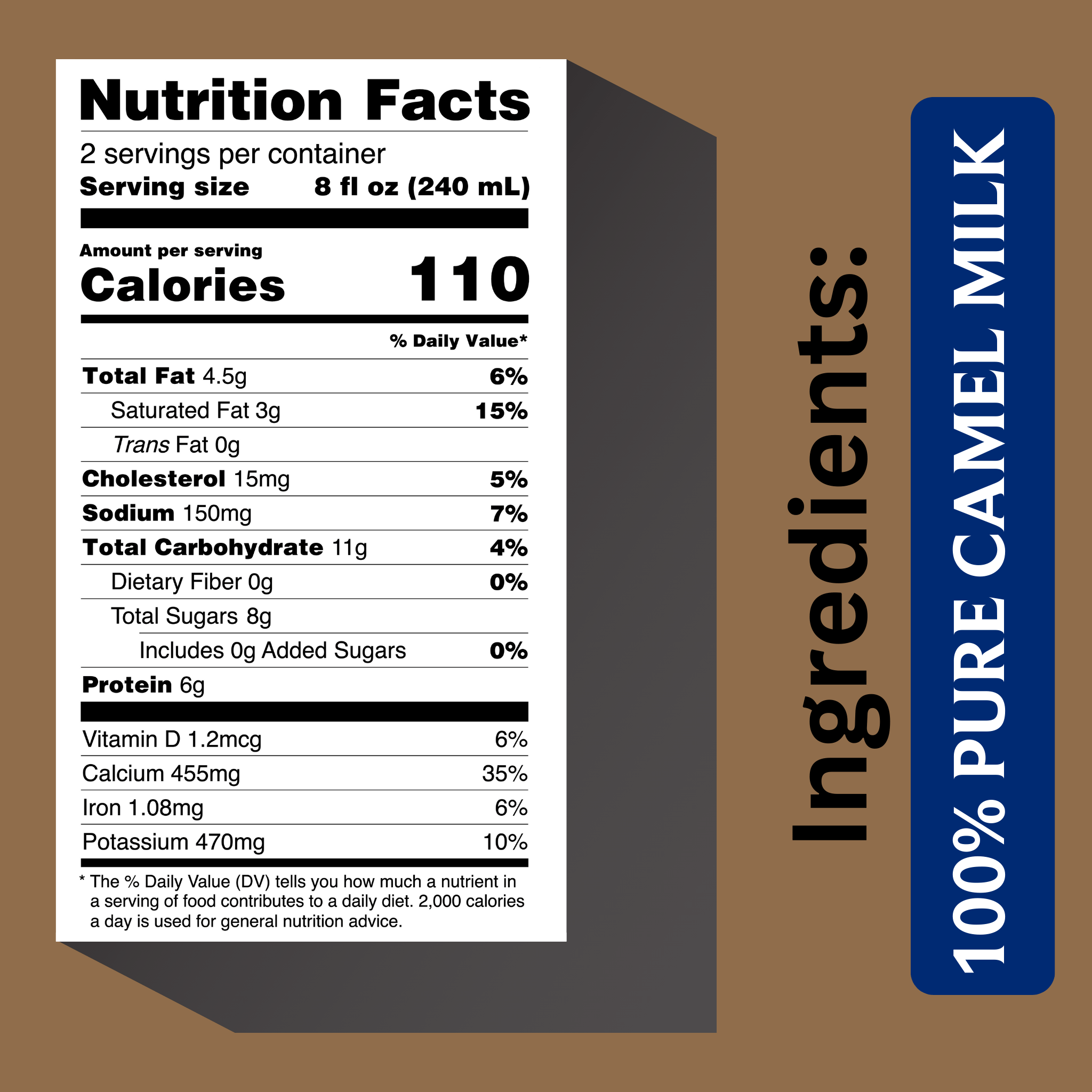 Farm Bottled Camel Milk (16 oz) - Juba Farms